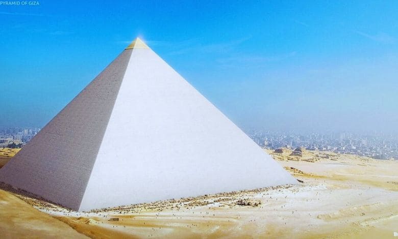 شكل الاهرامات قديما