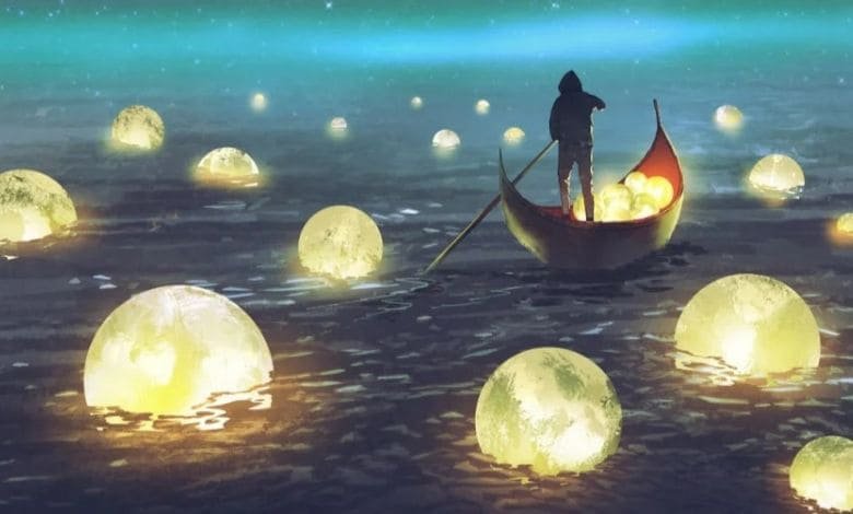 تفسير حلم سقوط القمر في البحر