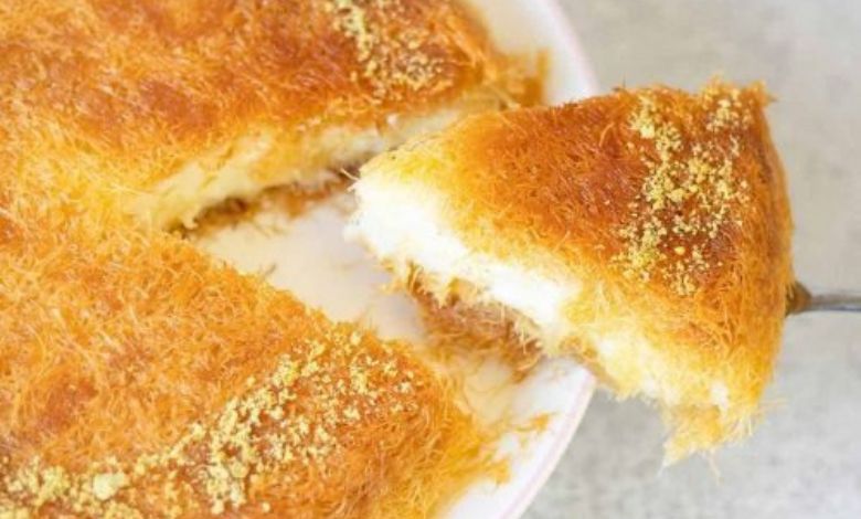 طريقة عمل الكنافة النابلسية بالقشطة