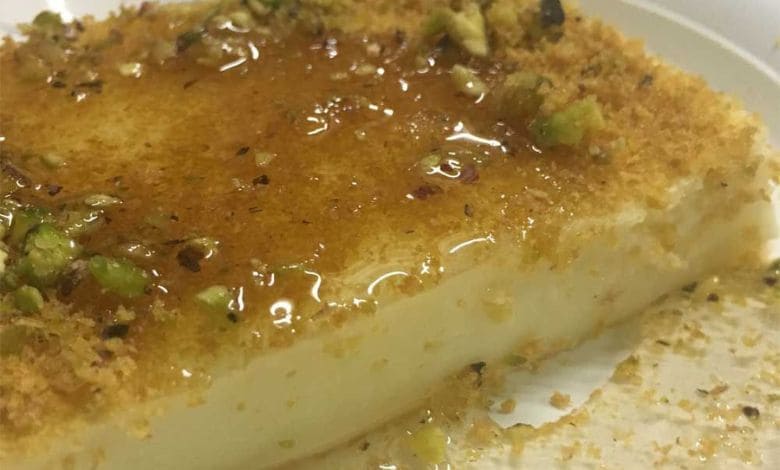 كنافة نابلسية بالجبنة