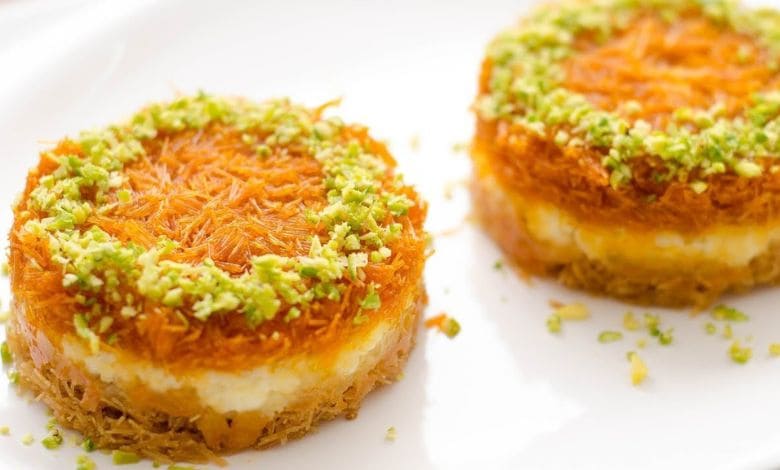كنافة نابلسية بالسميد