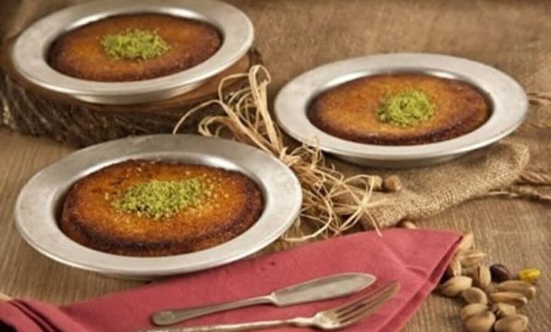مدة تسوية الكنافة بالقشطة